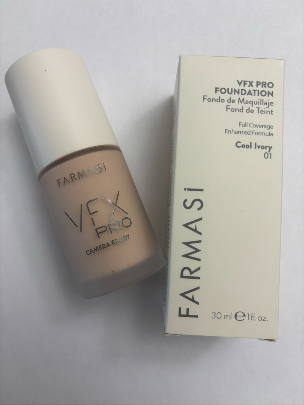 Farmasi VFX Pro Liquid Foundation - 
Cool ivory  01